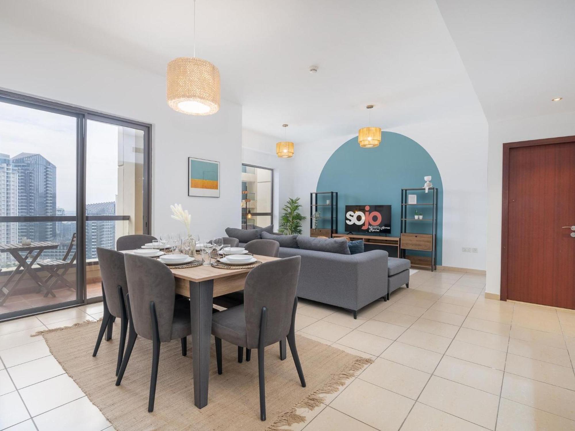 Jbr Beach Bliss One Three Bedroom Luxury Apartments By Sojo Stay Dubaï Extérieur photo